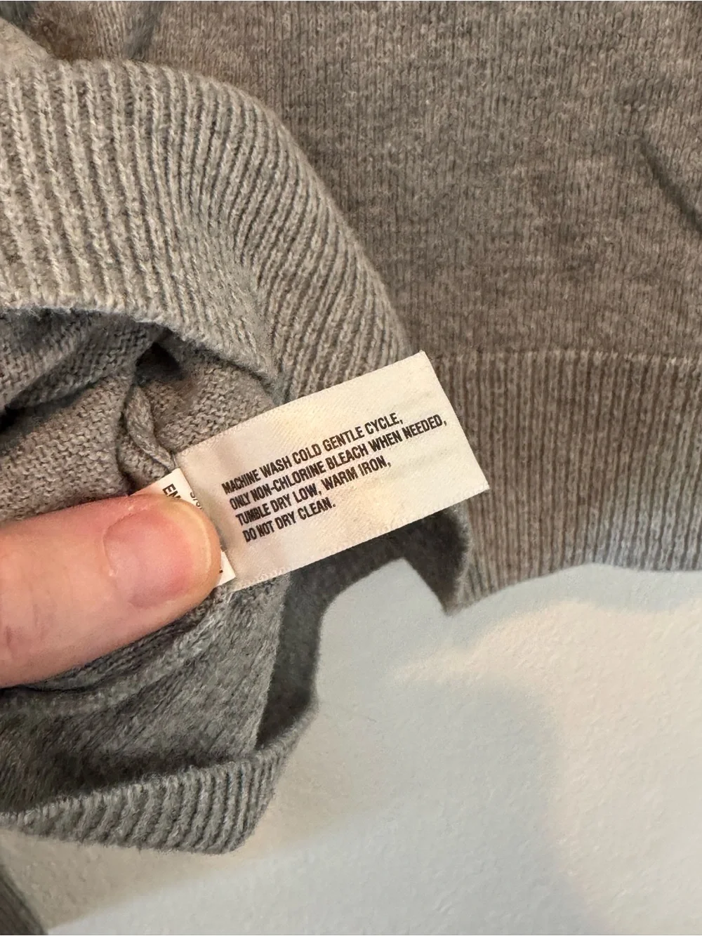 GAP Kids Light Gray Sweater with Beaded Collar